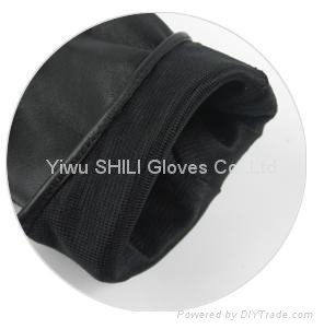 half genuine goatskin leather  ladies gloves 5