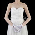 Short stain glove bridal gloves evening