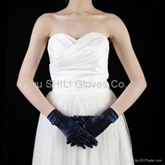 Short stain glove bridal gloves evening gloves ladies stain gloves ha