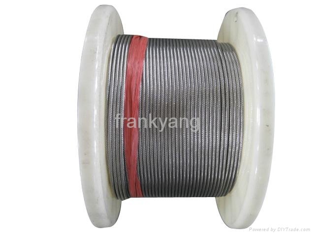 2.5mm 1x19 Stainless Steel Wire Rope