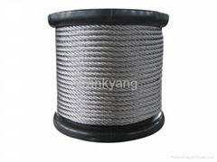 3.2mm (1/8") 7x7 Stainless Steel Wire Rope