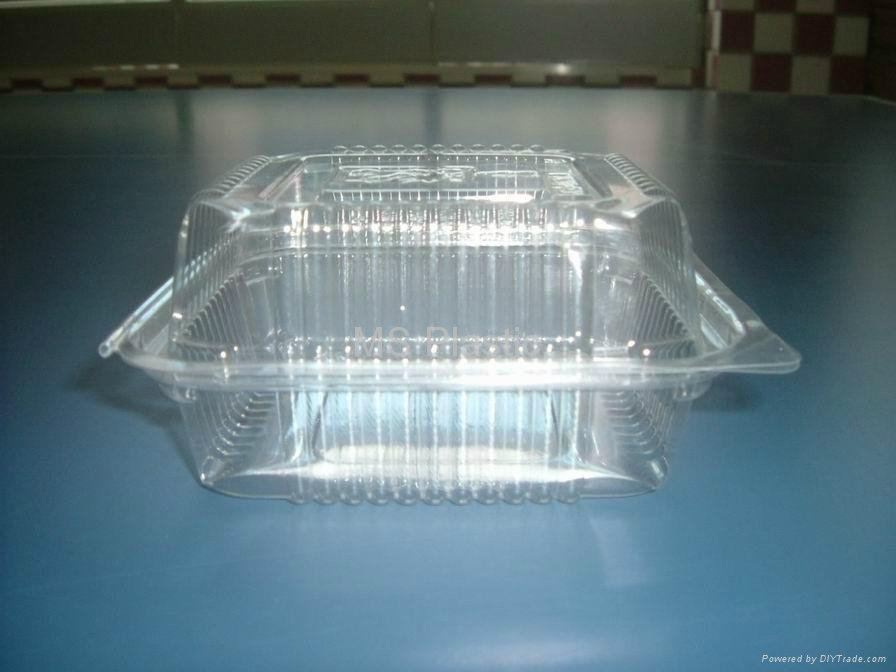 Disposable Transparent Hamburger Container 2