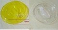 Transparent Plastic Pet Cup Lid with Spoon