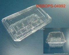 disposable blister transparent sushi container