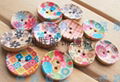 printing resin button 3