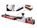 PVC wood-plastic door plate  production line