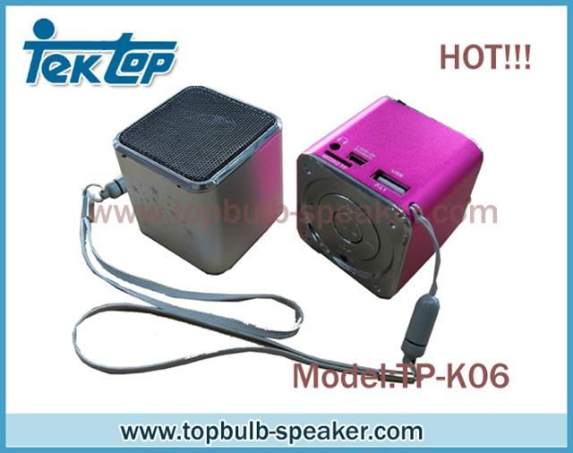 new hot sell alloy mini speaker with lcd display 4