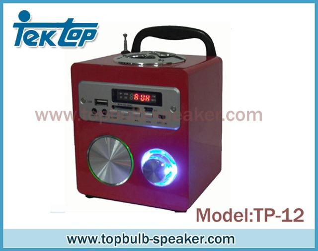 usb portable mini speaker with rgb light 3