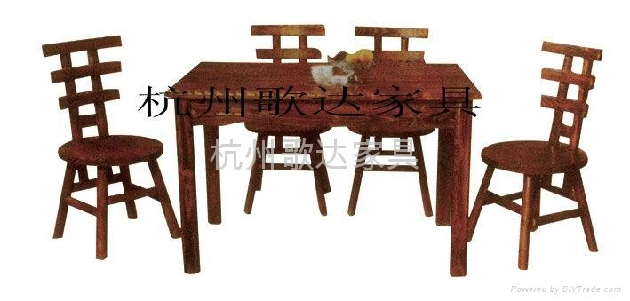 杭州炭烧木餐桌