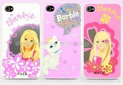 Cute barbie design for iphone4/4S/4G use