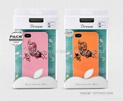 face ibeauty butterfly series cover case for iphone4/4S/4G use