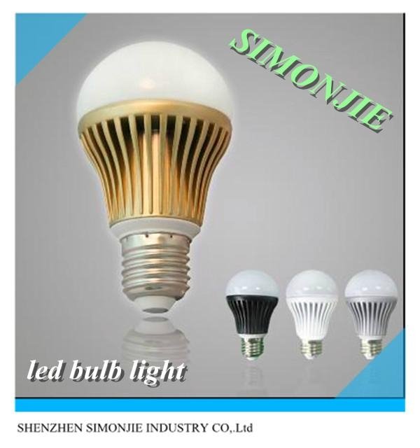 6pcs E26/E27 7.2W LED bulb light with RoHS