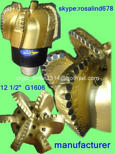 matrix body pdc bit steel body PDC bit manufacturer low price 4