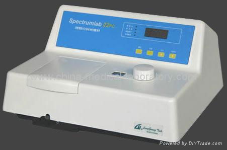 S22/S22PC Visible Spectrophotometer