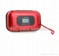 1.4 inch color screen support to read TF card mini speaker 4