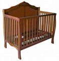   Wooden baby crib  1