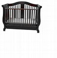 Wooden baby bed,baby cribs,Convertible