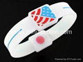 100% silicone wristbands/bracelets 1