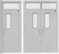 Steel fireproof door