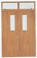 Wooden fireproof door