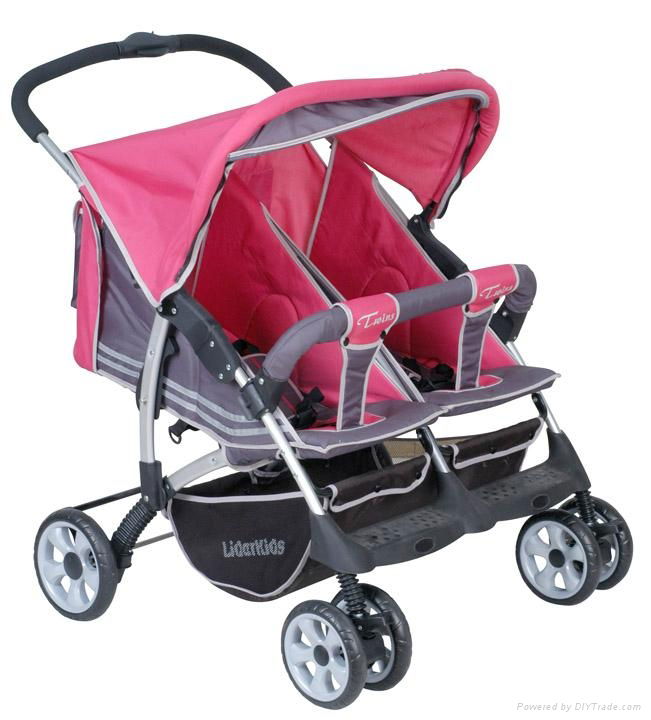 Twin Pushchair 4