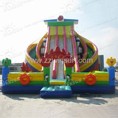 inflatable slide