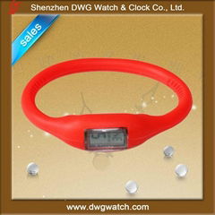 fashion negative ion silicon watches