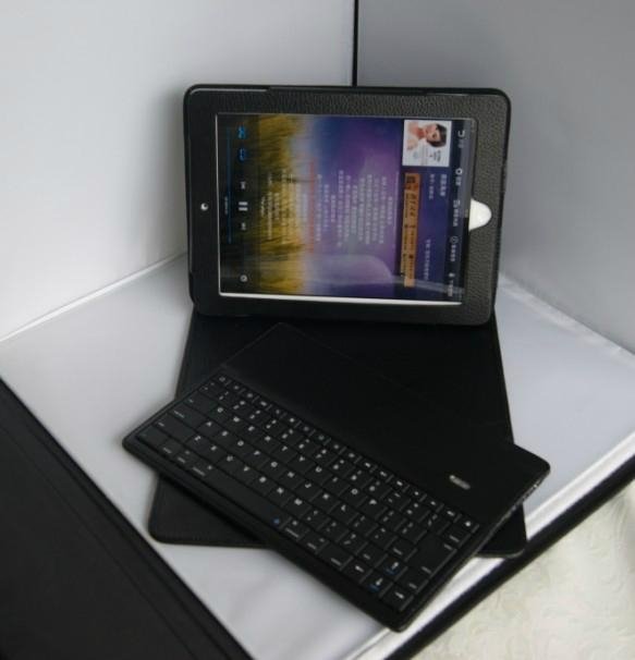leather case with bluetooth keyboard for ipad 2