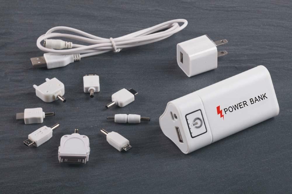 New White Portable Power Source 6600mAh for Mobile Devices