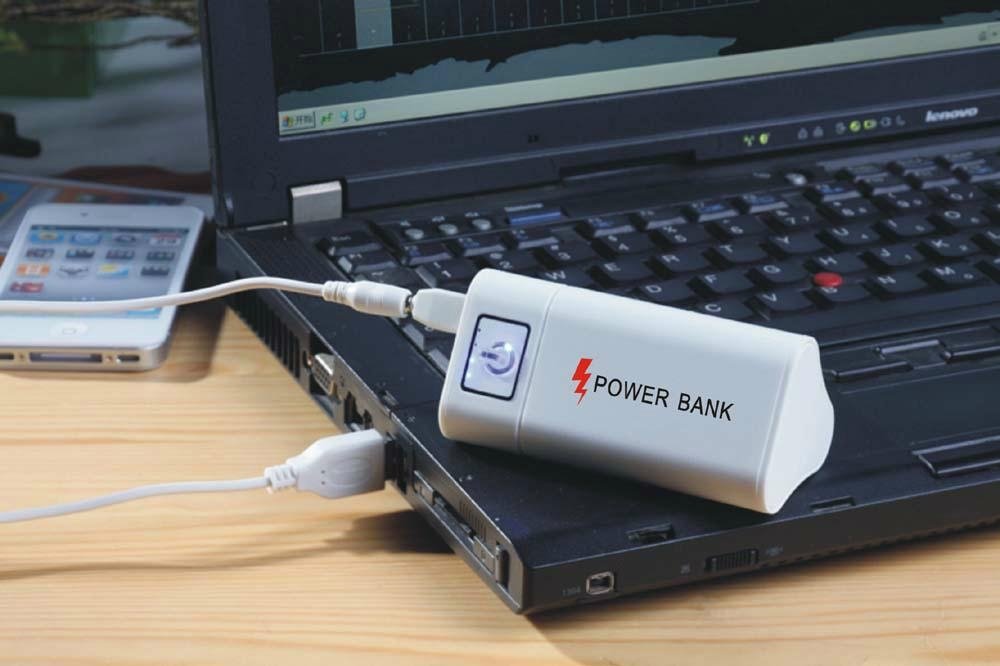 New White Portable Power Source 6600mAh for Mobile Devices 5