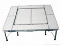 Siliver White Aluminum Camping Barbecue Table 1