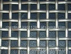 Heavy crimped wire mesh 