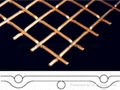 Heavy crimped wire mesh