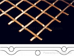 Heavy crimped wire mesh 