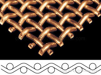 Heavy crimped wire mesh  3