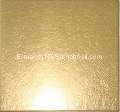 vibration in different colours stainless steel sheets