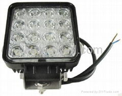 Best 48W 12V 24V Square LED Work Light