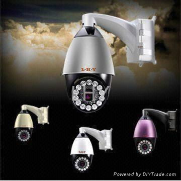26X IR High-speed Dome Camera, with PTZ Function, Made of Aluminum Alloy and 12V 2