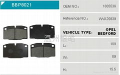 1605536 BRAKE PAD