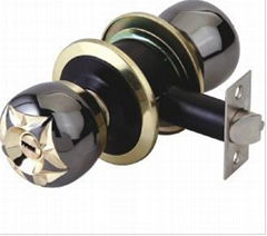 Cylindrical knob lock