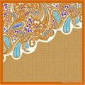 2012 new hot ladies silk neck scarf twill square scarf 1