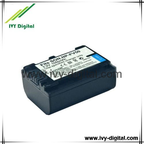 Battery NP-FV50 for Sony Camera Battery Rechargeable 2