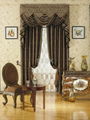 jacquard window curtain