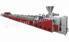 WPC wood plastic profile production line