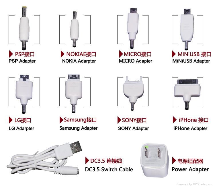 High Capacity Portable cell phone charger 4