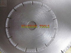 Diamond brazed blade