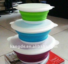 Factory direct wholesale silicone collape lunch box