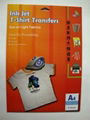 HTW-300EX Inkjet dark heat transfer paper(iron-on)