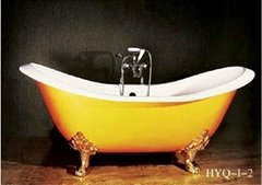 classical cast iron enamel bathtub HYQ-I-2
