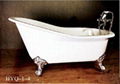 classical cast iron enamel bathtub